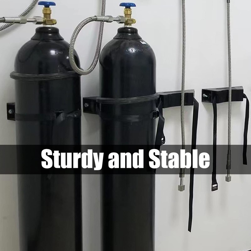 TECWAP Propane Tank Holder, Gas Cylinder Holder, Cylinder Wall Mounted