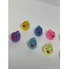 Unbranded Tiny Iridescent GITD Resin Duck Figure 2cm Set of