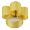 HUIHUANG Luxury Gold Thick Ribbon 2" Gold Shimmer Satin Ribbon