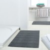 Terry Bath Mat 60 x 100 cm Plain Chequered Flannel