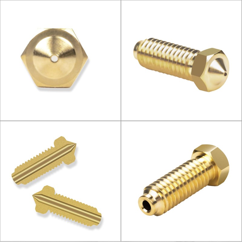 IdeaFormer 10 pieces 0.8 mm brass nozzles for Anycubic Kobra