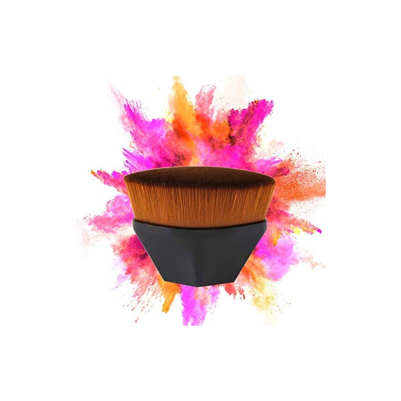 JSBelle Brocha de maquillaje de base, Cepillo Kabuki Flat Top