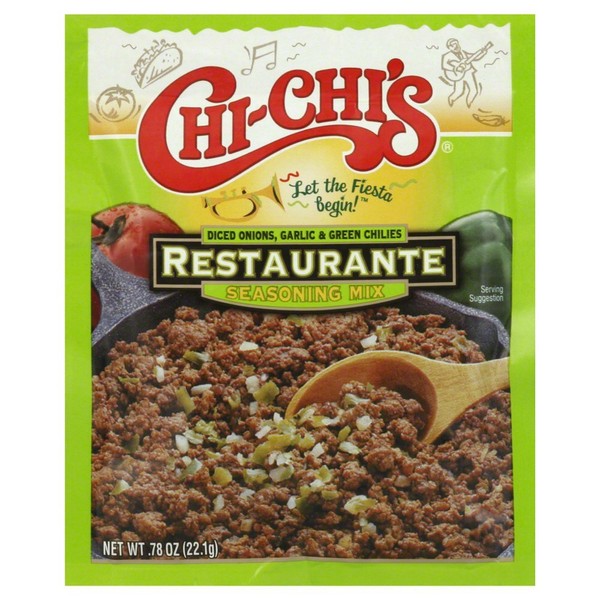 Chi Chi's Fiesta Restaurante Seasoning Mix 0.78 OZ(Pack of 2)