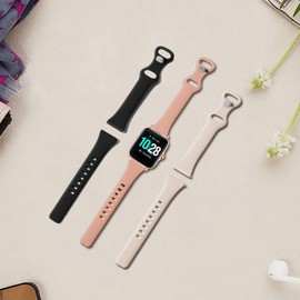 Lzwldan 3 Pack Slim Watch Bands Compatible with ID205L Smart Watch,Soft Sport 19mm Replacement Strap for Popglory,GRV,YAMAY,Willful,Veryfitpro ID205L/ID205/ID205U/ID205S/ID205G/SW020/SW021 Smart Watch