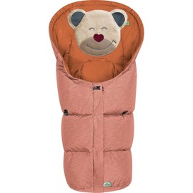 Odenwälder Baby Nest Footmuff Footmuff 81 cm Modern Blizzard Rust 11469-2-2282