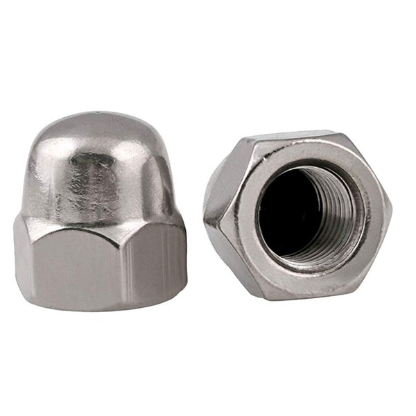 M6-1.0 DIN 1587 A2 Stainless Steel Acorn Nut 50pcs