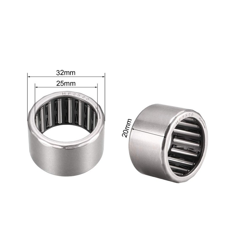 sourcing map Needle Bearings Disposable Clutch Bearing 25 mm Bore