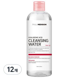 Paul Madison Hyaluronic Acid Cleansing Water, 510ml, 12 ea / 폴메디슨 히알루론산 클렌징 워터, 510ml, 12개