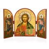 NKlaus Jesus Christ Icon Triptych Wood 25 x 16 cm