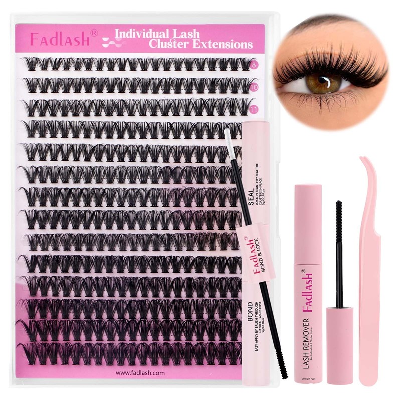 FADLASH DIY Lash Extensions Kit, 40D 0.07 D Curl Lash