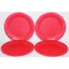 Tupperware Set of 4 Plates 8" Round Open House Floresta