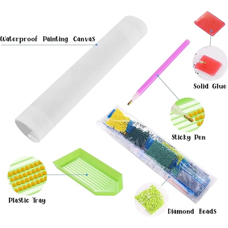 LXTONG Angel Baby Diamond Art Kit, 5D Full Round Drill,