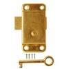 Wardrobe Cabinet Cupboard Drawer Surface Lock and Key 63mm (2.1/2