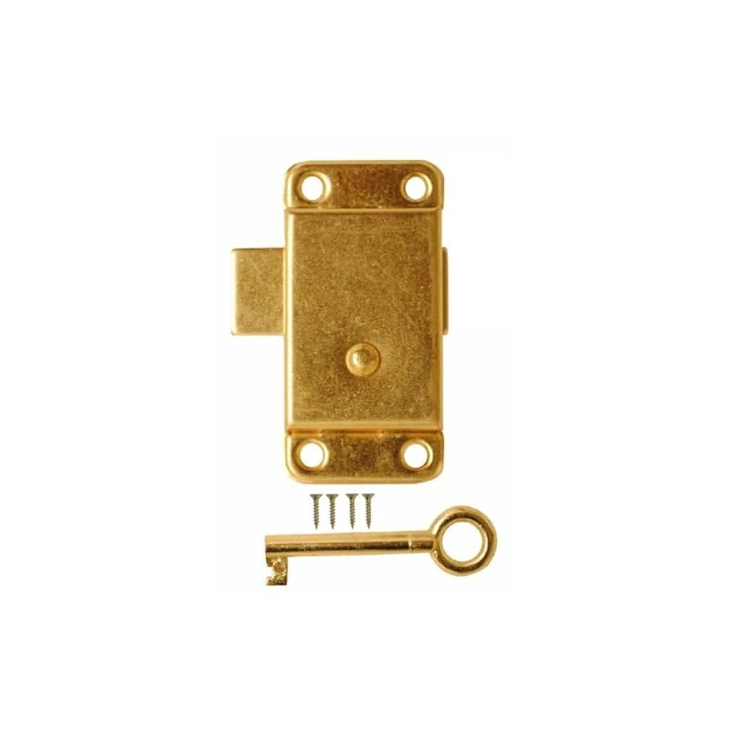 Wardrobe Cabinet Cupboard Drawer Surface Lock and Key 63mm (2.1/2