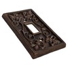 Lulu Decor, Fleur De Lis Cast Iron Switch Plate in