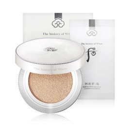 The Who Gongjinhyang Seol Whitening Moisture Glow Cushion No. 21 (1 main product + 1 refill) The Who Shopping Bag / 더후 공진향 설 미백 수분광 쿠션 21호 (본품1개+리필1개) 더후 쇼핑백
