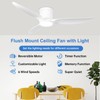 Hbinzar 52 Inch Ceiling Fan with Light and Remote, Indoor