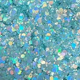 2oz Glitter Bottle Shaker:_Ice