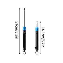 Fishing Hook Quick Removal Descending Device, Fish Hooks Remover Detacher Tool, Fishing Gear Security Equipment Kits for Adult, Hook Extractor Accessories Tools (Black)