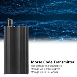 MX-K2 Morse Code Keyer Transmitter Shortwave CW Paddle Keyer Car Memory Key Controller Car Mobile Transceiver for Radio Amplifier Potentiometer Board Controller