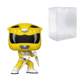 POP! TV: Mighty Morphin Power Rangers 30th Anniversary - Yellow Ranger #1375 Bundled with Compatible Box Protector Case