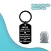 Uncle Keyring Christmas Birthday Gifts for Uncle Thank You for