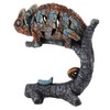 Chameleon Statue Sculpture Resin Chameleon Wild Animal Figurine Ornament for