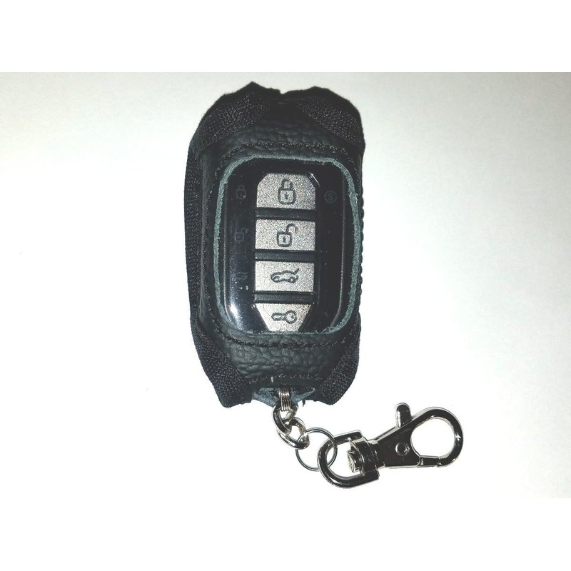 Alarm-Mate Black Leather Case/Cover for Compustar 2WG15R-FM and 2WG15R-SS Remote