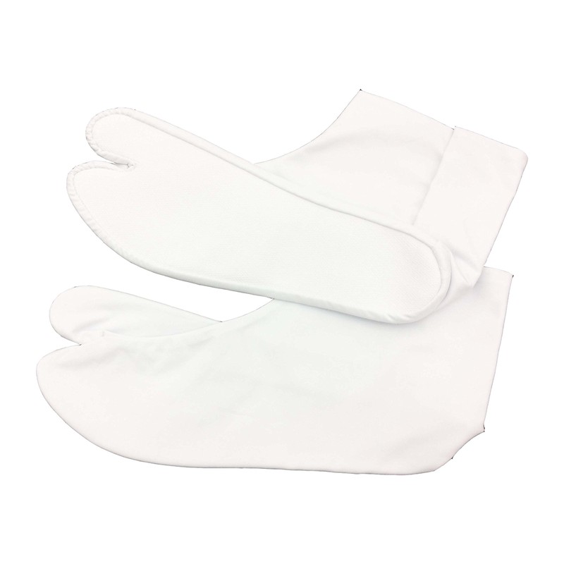 [Fukusuke] White Tabi 3462-008 Special Broad 4-Clasp Bleached Lining 8.7