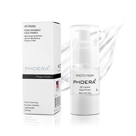 PHOERA Face Primer Pore Primer Under Foundation Oil-control Long Lasting Makeup Foundation Primer Oil-free Makeup Base for All Skin Types (18 ML)