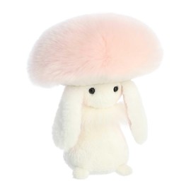 Aurora® Vibrant Spring Fungi Friends™ Stuffed Animal - Decorative Companion - Endless Fun - Pink 8 Inches
