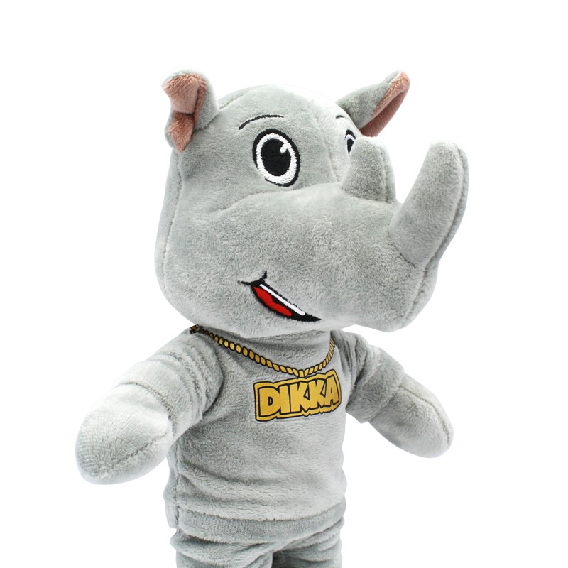 Joytoy Dikka the Rhino Plush 13 x 11 x 26