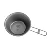 KAPILA 300ml Titanium Bowl with Folding Handle Outdoor Camping Picnic