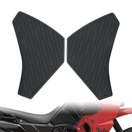 RIDLOG Motorcycle SideTank Pad Fit for Kawasaki KLR650 KLR 650 2022-2024 Gas Oil Fuel Tank Pad Rubber Decal Tank Protector Anti-Slip Scratch-Resistant Protector Sticker