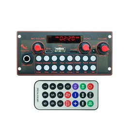 Snblzhef MP3 Decoder Board 2 * 10W 20W Amplifier Audio Player 5V DIY MP3 Player Car FM Radio Module TF USB Mic Record Bluetooth 5.3 B