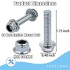 (4 pcs) Go Kart Engine Mount Bolt Kit for Predator