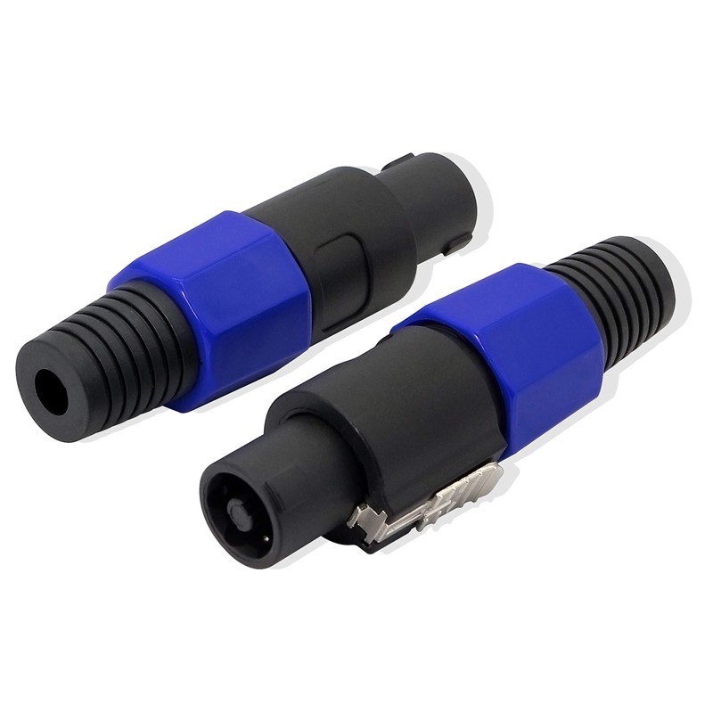 Speakon NL4FC，GELRHONR NL4 Connector Round Speaker Plug Twist Lock 4