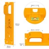 QWORK® Picture Hanging Tool with Built-in Levels – Easy Hang