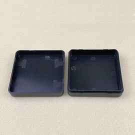 ABS Junction Box 62x62x20mm Dustproof Outdoor Project Power Box Cable Connector Protective Housing Black 2 Pack
