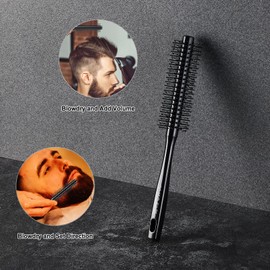 8pcs Hair Comb for Men Curly Hair Brush, Quiff Roller Brush for Adding Volume, Hair Comb, Vent Brush Texture Comb Men Styling Comb Wide Tooth Design for Unique Styles at Salon or Home