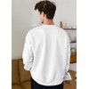 Meilicloth Men's Raglan Sweatshirt Long Sleeve Crew Neck Casual Pullover,