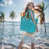 AOPUN Beach Bag Rubber Tote Waterproof Large Tote Bag with,