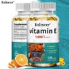 Vitamin E Oil Soft Capsules 1 000 IU per serving Easy to absorb essential antioxidant supplement - Skin immune health - Non-GMO, 1 piece, 120 servings / 비타민 E 오일 소프트 캡슐 1인분당 1 000IU 필수 항산화 보충제 흡수 용이 - 피부 면역 건강 - Non-GMO, 1개, 120회분