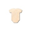 Unfinished Wood Onesie Shape Baby Craft up to 46" DIY
