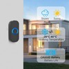 AMFUN Wireless Doorbell, Wireless Doorbell, Wireless Doorbell Set with 593FT