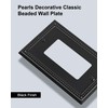 TREEWELL 4-Pack Decorator Outlet Cover Plate, Pearls Decorative Switch Plates