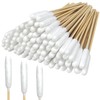 100 Pcs Large Cotton Swabs for Pet Care, 6 Inch