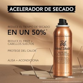 Bumble and Bumble Bruma para el cabello aceleradora Heat Shield Blow Dry | Anti Frizz, Protección contra el calor, Reduce el tiempo de secado con secador, Seguro para el color | Rizado, ondulado, liso
