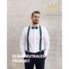 Massi Morino Braces with Bow Tie Set for Men and