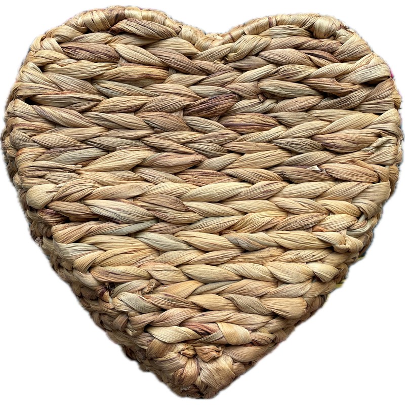 khevga Wedding Gift Basket Heart Shape Gift Basket Empty Willow